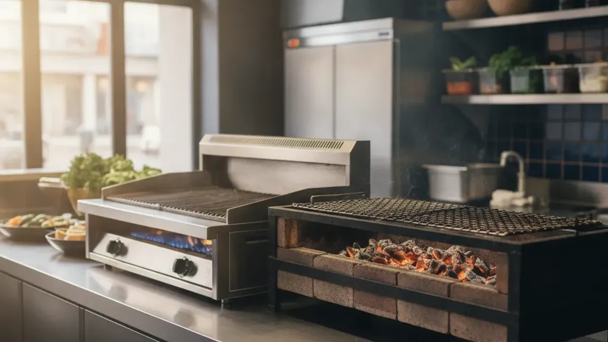 Gasgrill oder Holzkohlegrill für die Gastronomie?