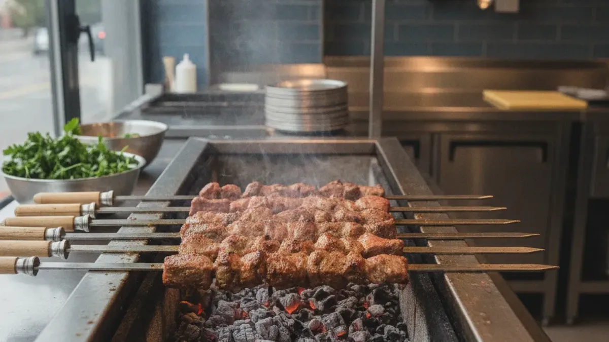 Şiş Kebab zubereiten – Fleisch, Marinade und Grill